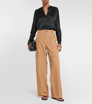 Blusa in raso di seta | Vince