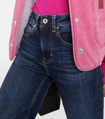Jean slim Girlfriend à taille mi-haute | AG Jeans
