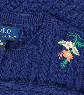 Bestickter Cardigan aus Baumwolle | Polo Ralph Lauren Kids