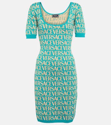 Versace Allover intarsia minidress | Versace