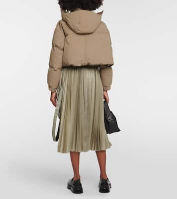 Cropped puffer jacket  | Sacai