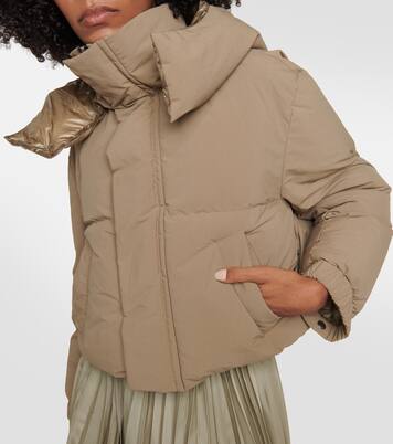 Cropped puffer jacket  | Sacai