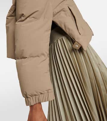 Cropped puffer jacket  | Sacai