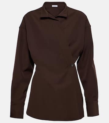 Wrap wool shirt | Ferragamo