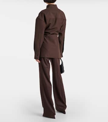 Wrap wool shirt | Ferragamo