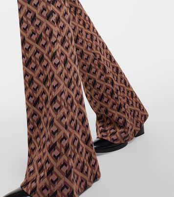 Pantalones flared Greg estampados | Diane von Furstenberg