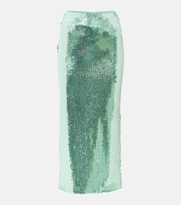 Jupe midi à sequins | David Koma