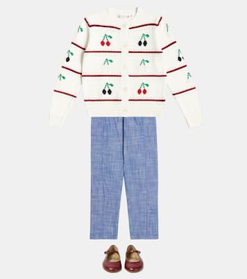 Pantaloni Tiche in twill di cotone | Bonpoint