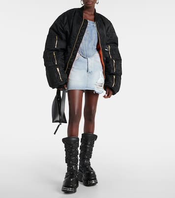 Cotton denim corset | Vetements
