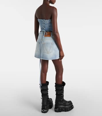 Cotton denim corset | Vetements