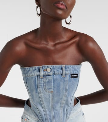Cotton denim corset | Vetements