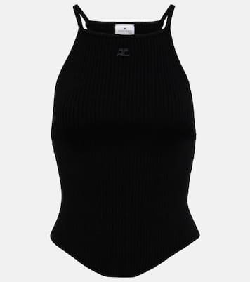 Top in maglia a coste | Courrèges