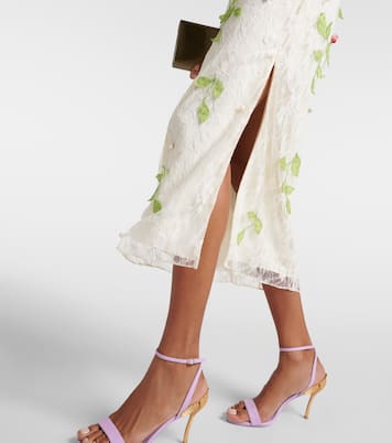 Abito midi Avelina in cotone con pizzo | Markarian