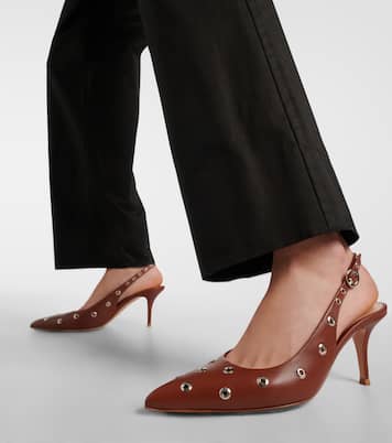 Pumps slingback Lydia 70 in pelle | Gianvito Rossi
