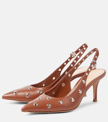 Pumps slingback Lydia 70 in pelle | Gianvito Rossi