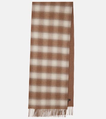 Sciarpa in lana e cashmere a quadri | Loro Piana