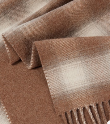 Sciarpa in lana e cashmere a quadri | Loro Piana