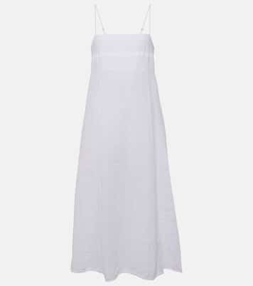 Vestido midi Stephie de lino | Velvet