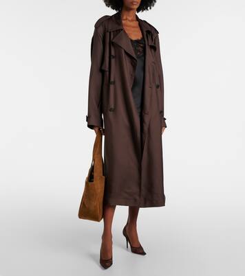 Trench in seta | Saint Laurent