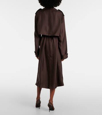 Trench in seta | Saint Laurent