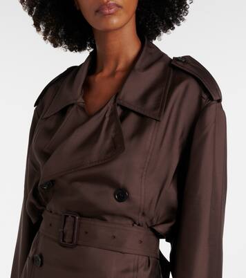 Trench in seta | Saint Laurent