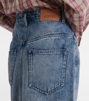 Falda midi Tilauriagz en denim | Marant Etoile