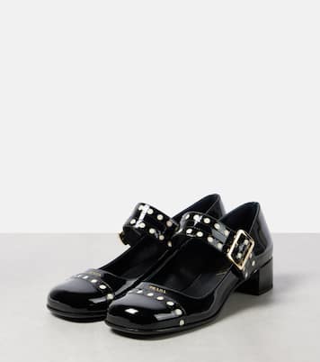 Escarpins Mary Jane 35 en cuir verni | Prada