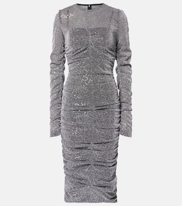 Sequined ruched midi dress | Dolce&Gabbana