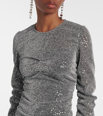 Sequined ruched midi dress | Dolce&Gabbana