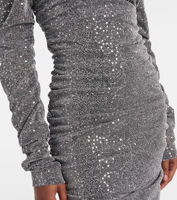 Sequined ruched midi dress | Dolce&Gabbana