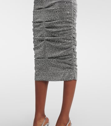 Sequined ruched midi dress | Dolce&Gabbana