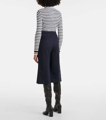 Jupe-culotte Valdez en laine mélangée | Max Mara