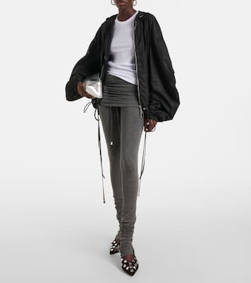 Top in jersey di cotone con cristalli | The Attico