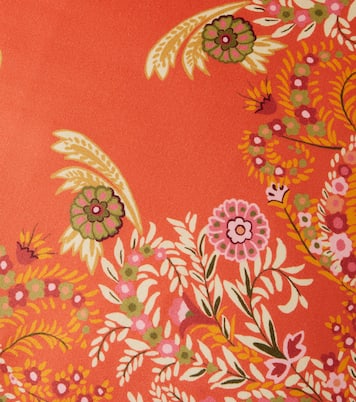 Cuscino in jacquard di cotone con stampa floreale | Etro