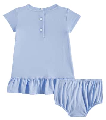 Bebé - set de vestido y braga Polo Bear de algodón | Polo Ralph Lauren Kids