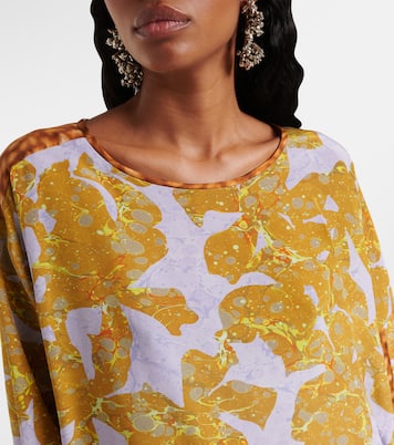 Top in seta con stampa | Dries Van Noten