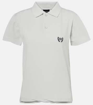 Polo Laurel in piqué di cotone | Balenciaga