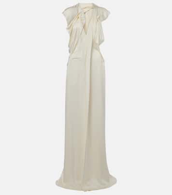 Robe aus Satin | Victoria Beckham