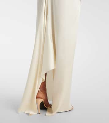 Robe aus Satin | Victoria Beckham
