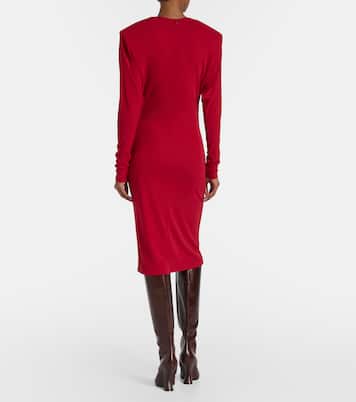 Crêpe jersey midi dress | Stella McCartney