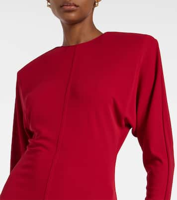 Crêpe jersey midi dress | Stella McCartney