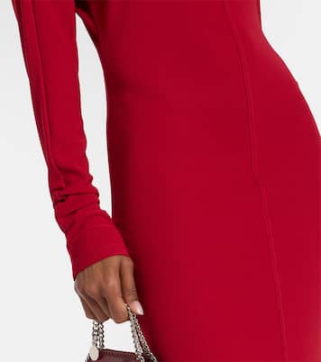 Crêpe jersey midi dress | Stella McCartney