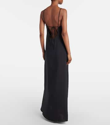 Maxikleid aus einem Seidengemisch | Róhe