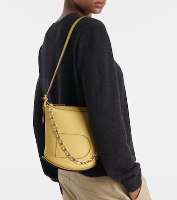 Schultertasche Pin Twist aus Leder | Delvaux