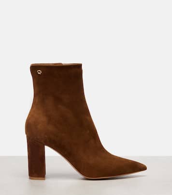Stivaletti Lyell 85 in suede | Gianvito Rossi