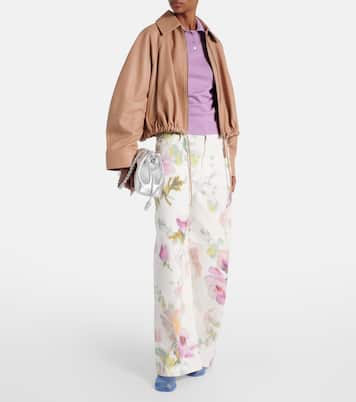 Anagram cashmere and silk polo sweater | Loewe