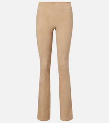 Schlaghose JP Long aus Veloursleder | Stouls