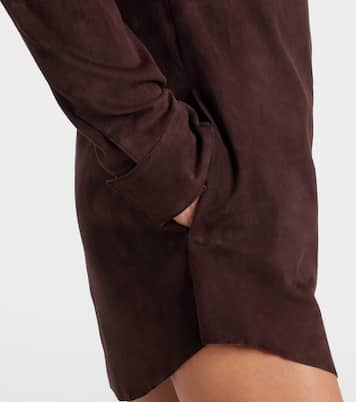 Geraldine suede shirt dress | Stouls