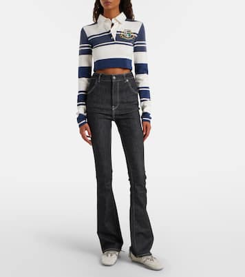 High-Rise Flared Jeans | Acne Studios