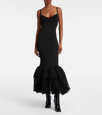 Ribbed-knit maxi dress | Givenchy